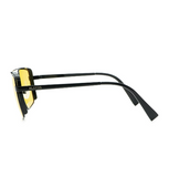 Chogan Lunettes de soleil «Messina» homme – Jaune