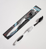 Chogan Brosse à dents Extra Clean poils médium – Black Edition