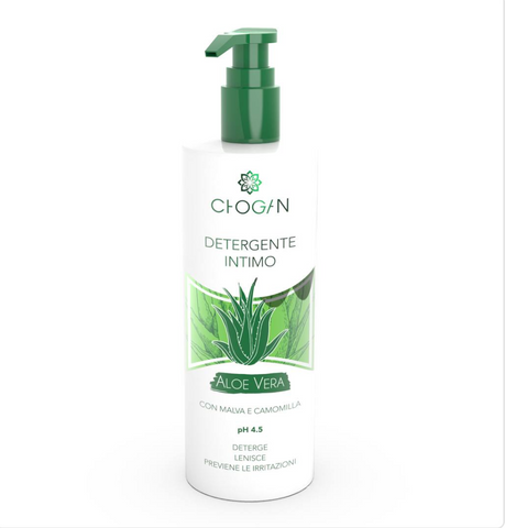 NETTOYANT INTIME ALOE VERA BIO AVEC MAUVE ET CAMOMILLE - 260 ML CHOGAN