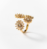 Chogan Bague «Printemps» plaqué or 24 carats