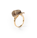 Chogan Bague «Rodeo» plaqué or 24 carats