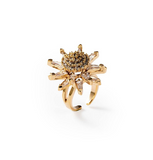 Chogan Bague «Il m'aime, un peu, beaucoup» plaqué or 24 carats