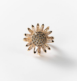 Chogan Bague «Il m'aime, un peu, beaucoup» plaqué or 24 carats