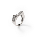 Chogan Bague «Man Style» plaqué or 24 carats