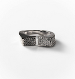 Chogan Bague «Man Style» plaqué or 24 carats