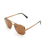 Chogan Lunettes de soleil «Messina» homme – Marron