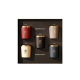 Chogan Coffret bougies parfumées – 5 × 70 g